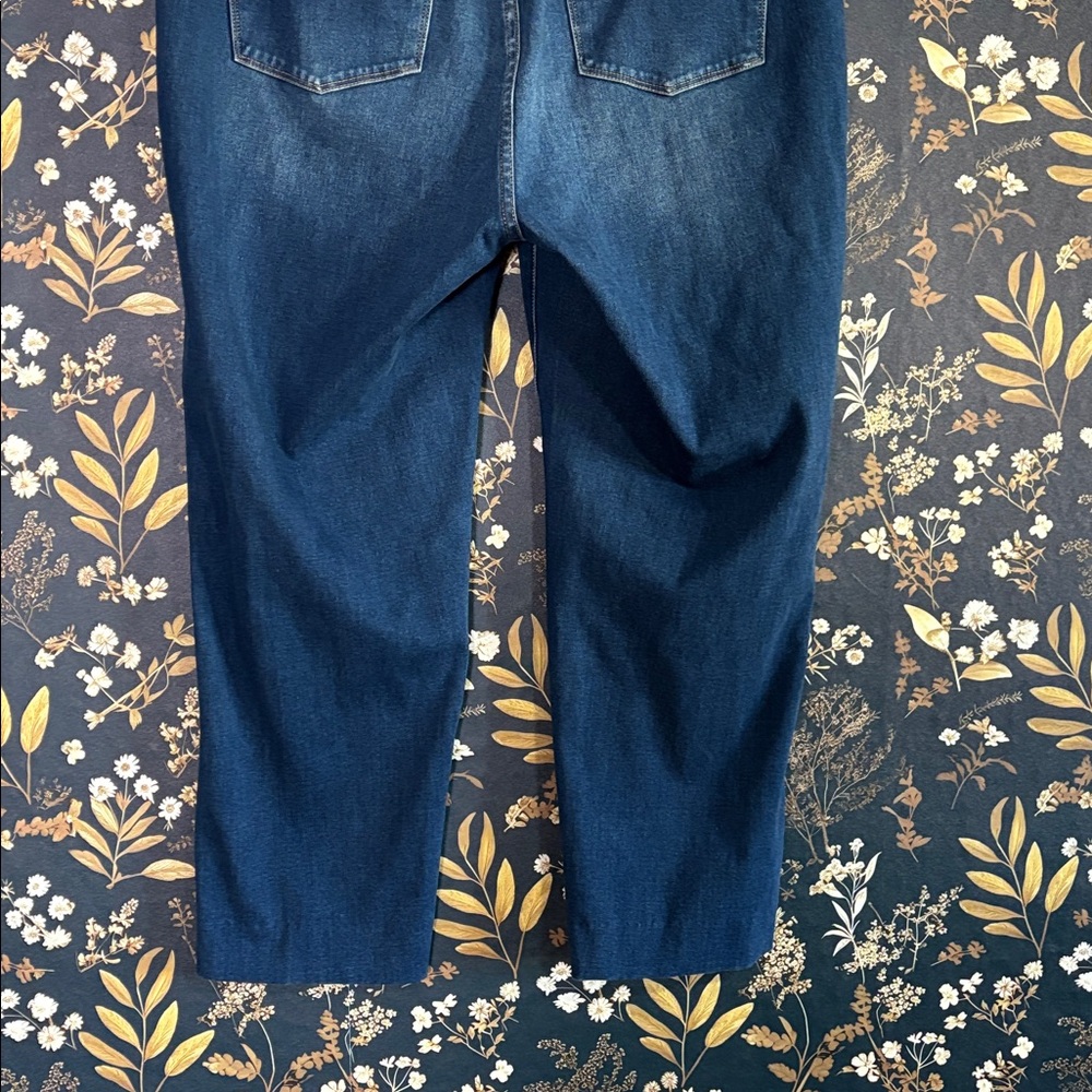 Soft Surroundings Pull On Dark Blue Denim Jeans Size 1X - Picture 7 of 8